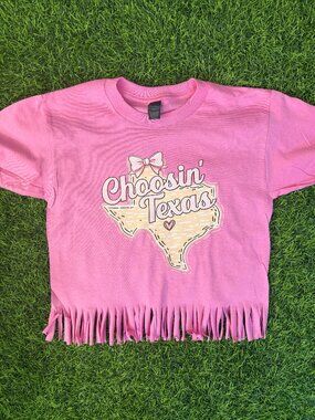 Youth Choosin' Texas Fringe Tee